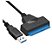 Adaptador SATA 3 p/ USB 3.0 Suporte 2.5" - Imagem 2