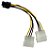 Cabo Adaptador 2x Molex para Pci Express 8 Pinos para Placa De Vídeo - Imagem 1