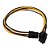 Cabo de Extensão Alimentação PCI-E 6 pinos (Macho) x PCI-E 6 pinos (Macho) para Placa de Vídeo - 50 cm - Imagem 1