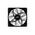 Cooler FAN Deepcool 120mm Led Vermelho - RF120R DP-FLED-RF120-RD - Imagem 2