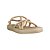 (8285-14369) Flatform Bico Redondo Areia - Imagem 2