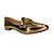 (8117-14657) Mocassim Bico Fino Detalhe Ouro Light - Imagem 3