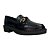 (8308-14715) Mocassim Salto Bloco Brindão Preto - Imagem 2