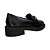 (8308-14715) Mocassim Salto Bloco Brindão Preto - Imagem 3