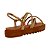 (1458Cft) Flatform Tiras Bronze/Metalizado - Imagem 3