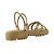 Squizz Calcados Flatform 1500Lz Bronze/Metalizado - Imagem 3