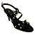 (803-82403) Sandália Salto Fino Spikes Preto - Imagem 4