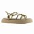 (1533Myo) Flatform Tiras Detalhe Ouro Light - Imagem 1