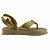 (8343-15415) Flatform Tira Larga Light Gold - Imagem 1