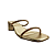 (5154-10620) Tamanco Tiras Strass Ouro Light - Imagem 2
