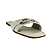 (Ff2253) Sandália Rasteira Detalhe Off White - Imagem 2