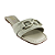 (Ff2253) Sandália Rasteira Detalhe Off White - Imagem 4