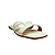 (Ff2288) Rasteira Tiras H Off White - Imagem 2