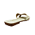 (Ff2288) Rasteira Tiras H Off White - Imagem 3