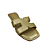 (Ff2288) Rasteira Tiras H Ouro Light - Imagem 4