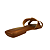 (Ff2288) Rasteira Tiras H Bronze - Imagem 3