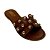 (J363030) Sandália Rasteira Esferas Caramelo - Imagem 4