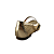 (20484-02) Sapatilha Tela Strass Ouro - Imagem 3