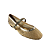(20484-02) Sapatilha Tela Strass Ouro - Imagem 4