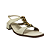 (T011849) Sandália Salto Bloco Esferas Off White - Imagem 2