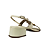 (T011849) Sandália Salto Bloco Esferas Off White - Imagem 3