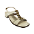 (T011849) Sandália Salto Bloco Esferas Off White - Imagem 4