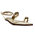 (T531819) Sandália Rasteira Esferas Off White - Imagem 2