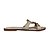 (R531829) Rasteira Tachas Douradas Off White - Imagem 1