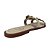 (R531829) Rasteira Tachas Douradas Off White - Imagem 3