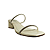 (5154-10620) Tamanco Tiras Strass Off White - Imagem 2