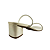 (5154-10620) Tamanco Tiras Strass Off White - Imagem 3