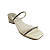 (5154-10620) Tamanco Tiras Strass Off White - Imagem 4