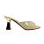 (5340-11737) Tamanco Salto Taça Intense Off White - Imagem 1