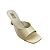 (5340-11737) Tamanco Salto Taça Intense Off White - Imagem 4