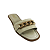 (Pe2272) Rasteira Bridão Corrente Off White - Imagem 4