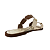 (R531822) Rasteira Tiras Quadradas Off White - Imagem 3