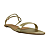 (Nara787-149) Rasteira Bico Folha Ouro Light - Imagem 2
