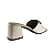 (8417-87985) Sandália Salto Bloco Off White - Imagem 3