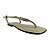 (Gf1859) Sandália Rasteira Detalhes   Off White - Imagem 2