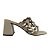 (4662-91154) Tamanco Salto Bloco Esferas Off White - Imagem 1