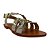 (8131-7000) Sandália Rasteira Detalhe Strass  Off White - Imagem 2