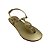 (420 C309) Sandália Rasteira Detalhe  Ouro Light - Imagem 4