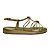 (8432-90285) Flatform Tiras E Detalhes Ouro Light - Imagem 1