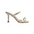 (8447-89652) Tamanco Minimalista Salto Fino Off White - Imagem 1
