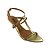 (9572-2986) Sandália Feminina Salto Fino Dourado  Ouro Light - Imagem 4