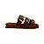 (2990Te) Flatform Detalhes Fivela Caramelo - Imagem 1