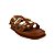 (2990Te) Flatform Detalhes Fivela Caramelo - Imagem 2
