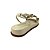 (4136Te) Flatform Aplicações Douradas Off White - Imagem 3