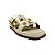 (2990Te) Flatform Detalhes Fivela Off White - Imagem 2