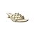(5391-12188) Tamanco Salto Metalizado Tiras Esferas Douradas Off White - Imagem 2